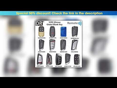 Deal Great Global Version VVDI Xhorse XE XS XK Series Car Remote Universal Blank Key Support VVDI M