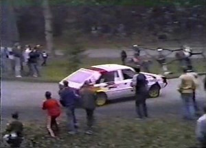 Rajd Elmot 1989. Niestety z muzyką, ale taki był kiedyś dziwny trend. Kawał dobrego materiału. | Rallypl