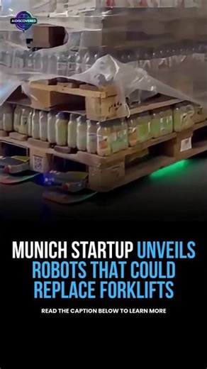 Watch These Robots Slide Under Pallets And Lift With Ease #Robotics #WarehouseAutomation #Automation
