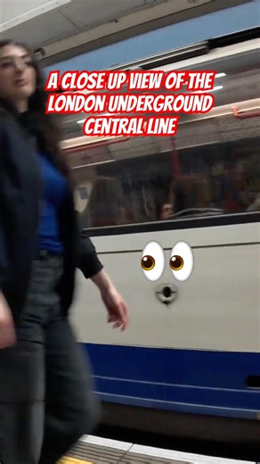 A close up view of the London Underground Central Line #train #subwaytrain #tfl #londonunderground