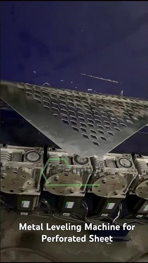 Sheet Metal Leveling Machine for Perforated Sheet Metal