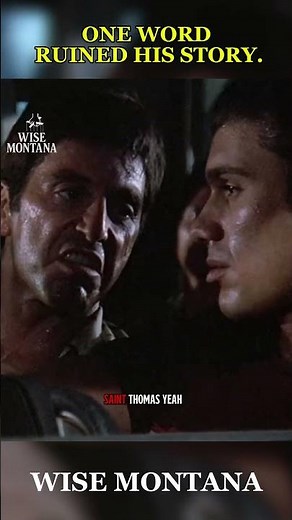 Tony Montana Had to Correct Manny | Scarface