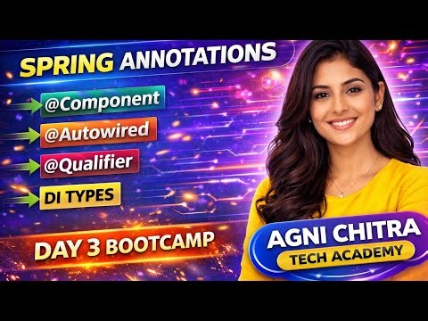 Day 3: Spring Boot 🚀 | @Component, @Autowired, Constructor Field and Setter injection