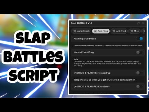 [NEW] Slap Battles Script | God Mode | Slap Aura | Anti Fling | AND MORE | PASTEBIN