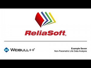 Weibull++ Example 7: Non-Parametric Life Data Analysis