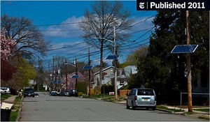 Solar Panels Rise Pole by Pole, Followed by Gasps of ‘Eyesore’