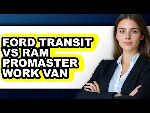 Ford Transit vs Ram ProMaster Work Van - Which is Better?