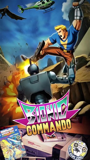 Bionic Commando NES tribute 👾🕹️🎮 #RetroGaming #Nintendo #classicgames #bioniccommando #gaming