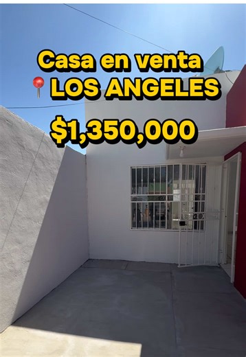 ‼️GRAN OPORTUNIDAD‼️ casa 🏡 en venta Fracc Los Ángeles 📍 🧿👀 A media cuadra del Blvd California,cerca de hospitales 🏥 escuelas 🏫,supermercado Restaurantes y más comercios A 8 min de Forum y 12 min del centro 👌 (6x16 96m2) 65m2 de construcción 🏗️ -3 recámaras (principal con clóset) -1 baño -2 patios -Cocina -Sala /comedor -Patio bardeado y con vitropiso -Cochera para 1 🚘 auto Recién pintada , impermeabilizada, LIBRE DE GRAVAMEN ✅ Aplica tu crédito ℹ️ Infonavit , fovissste y bancario $1,35