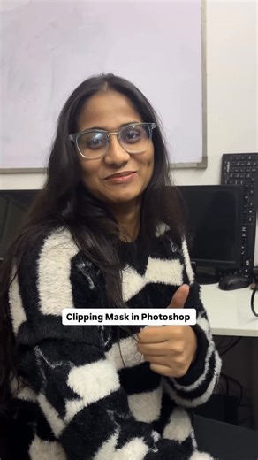 Spark Computer Education on Instagram: "Clipping Mask in Photoshop 🤯🖥️ . #sparkcomputereducation #reels #computer #trending #bestcomputerinstitute #photoshop #photoediting #photoeditor"
