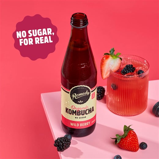 Remedy Kombucha has no sugar, for real. Wanna know how we do it? Find out 👀 | Remedy Drinks