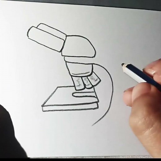 Cómo dibujar un microscopio
