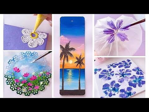 10 Creative painting ideas That are another level | Easy Tips & Hacks to draw || Acrylic Painting
