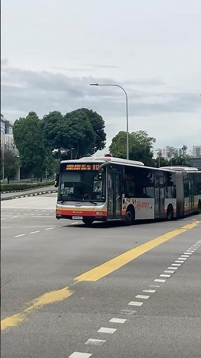 MAN NG363F A24 Lion's City GL - Departing from Traffic Stop (#SMRT Buses Service 912) #lionscity