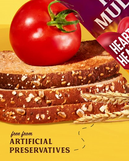 From seed to slice, whole grain breads are Arnold’s specialty, and our Healthy Multi-Grain is a true star of the show. It’s heart healthy, free from artificial preservatives, and great for sandwiches! Pick up a loaf and give yourself a lunch to look forward to 😋 | Arnold Bread