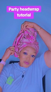 466K views · 5.1K reactions | Party Owambe headwrap tutorial Quick and easy to tie @top fans #headwrap #headtietips #highlight #gele #Learning #tutorial #diy | African Fashion and Styles - MEG Apparel | Facebook
