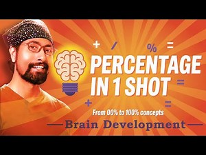 Percentage Tricks for Exams | Learn 100% Faster (Brain Development)