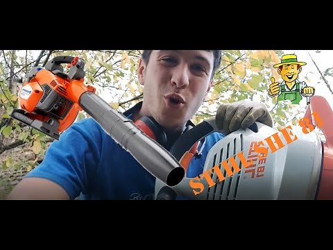 TUTO aspiro souffleur électrique SHE 81 - STIHL