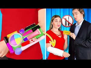 HOW TO SNEAK MAKEUP INTO A CLUB || We Tested Viral Tik Tok Hacks! by 123GO! SCHOOL