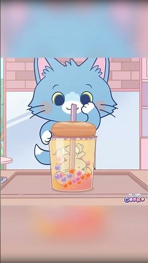 タピオカ仲間！🧋🍩 | #トムとジェリー #ごっこ | ‪@WBKidsInternational‬