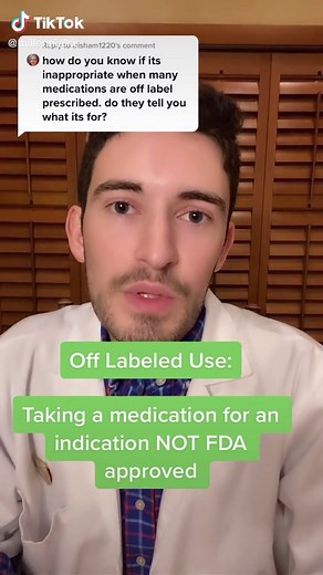 Reply to @trisham1220 Off-Label Use Overview #pharmacist #pharmacy #prescription #medicine #doctor #nurse #fyp #icd #tiktokpharmacist #millennialrx