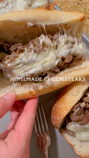Homemade Cheesesteaks | Easy Dinner Idea