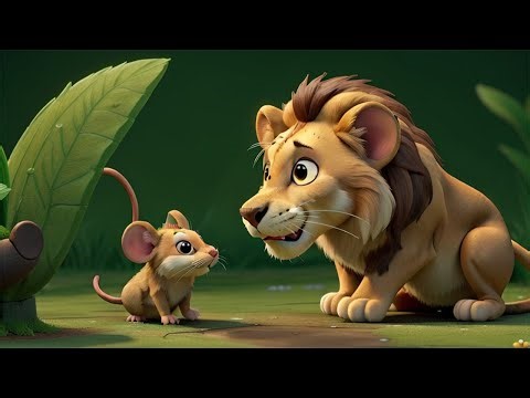 Lion and Mouse Helpful Story || Story for Kids