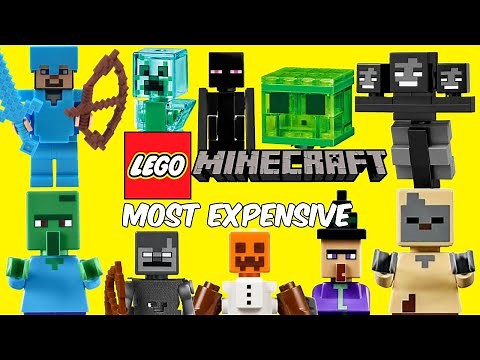 20 Most Expensive LEGO Minecraft Minifigures! (2024)