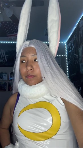 Testing My Miruko Cosplay from MHA