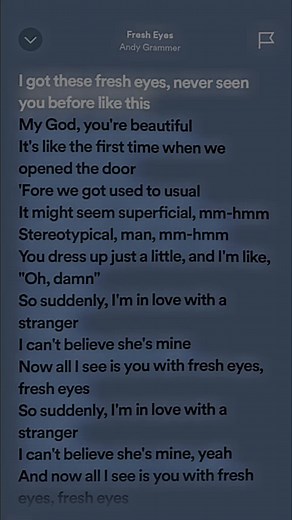 Fresh Eyes by Andy Grammer