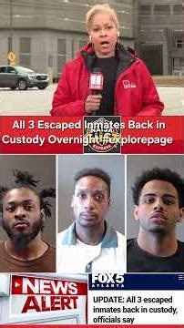 "Trio of Violent Offenders Recaptured in 24 Hours" #shorts #news