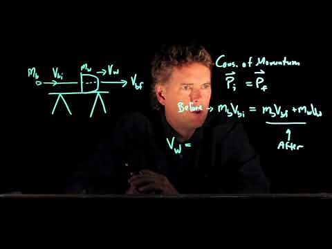 Bullet Through a Block - Momentum Example | Physics with Professor Matt Anderson | M9-10