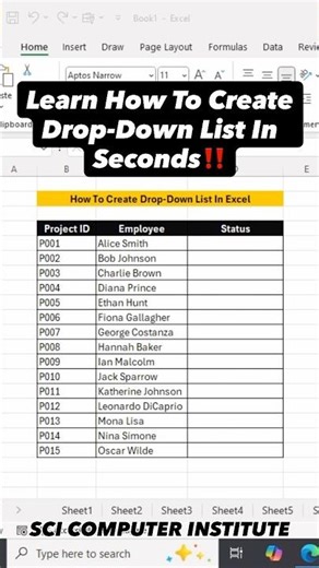 Make your Excel sheets smarter! #viral #excel #exceltips #spreadsheetmagic