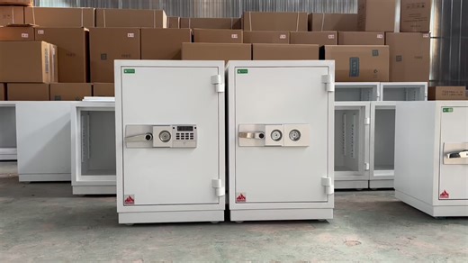 Custom Large Capacity Steel Fireproof Safety Deposit Box with Electronic & Key Lock