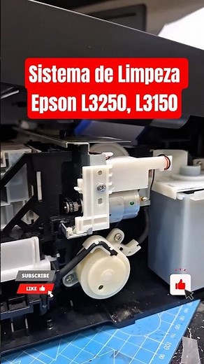 Como é feito a limpeza de cabeçote Epson L3150, L3250 #epson #shortsfeed #printer #impressora
