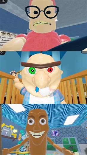 BABY BOBBY DAYCARE VS TUNG TUNG SAHUR HOUSE VS BARRA GRANNY HOUSE JUMPSCARE 💀 #roblox #shorts