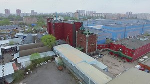 Industrial zone with storage and fish processing plant Sea Castle