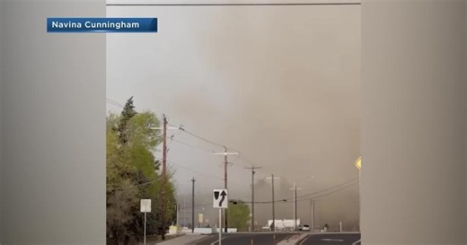 Dust devil caught on camera in Tumalo, Oregon
