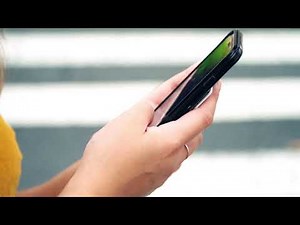 girl scrolling phone slowmo