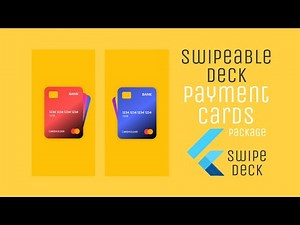 Flutter UI Practicing I Swipeable Deck payment Cards using flutter package swipe_deck.