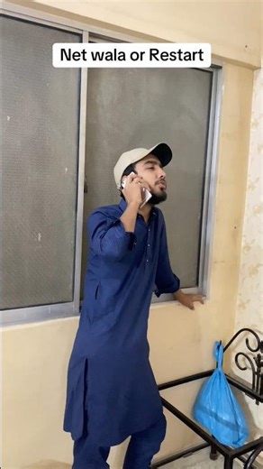 Net wala or Restart 😂 #shorts #explore #viral #foryou