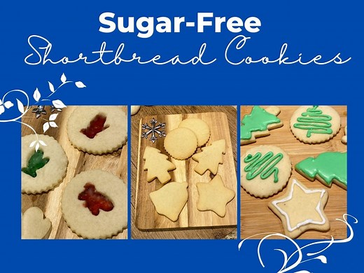 Easy Sugar-Free Shortbread cookie recipe for diabetics. - The Naked Diabetic