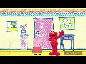 Peppa Pig Meets Elmo In His World