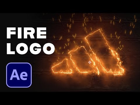 Create A FIRE LOGO Animation In AFTER EFFECTS | Beginner Tutorial