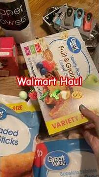 Here’s my Walmart pick up order! #walmarthaul #walmartfinds #groceryhaul #homepage #fyp