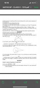 10:16 5G MATHS QP - CLASS X - 1315.pdf (b) Both assertion (A) a... | Filo