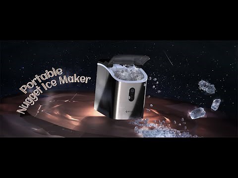ecozy Nugget Ice Maker Countertop, the smallest ice maker on the market!
