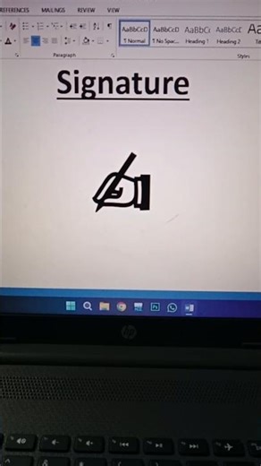 Alt + X Signature Design in MS Word | Easy Stylish Signature Trick Using Unicode