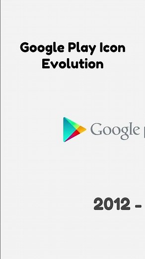 Google Play Icon Evolution 2008 2023