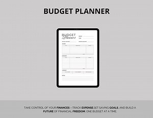 Printable Budget Planner | Monthly Budget Tracker and Expense Planner | Personal Finance Organization & Savings Planner - Etsy UK